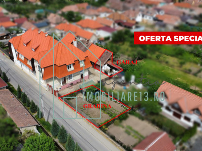 De vanzare apartament la Vila Saseasca, 3 camere, garaj si 491mp teren