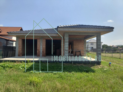 Casa noua de vanzare, 3 dormitoare, pe un nivel, Petresti, Sebes, Alba
