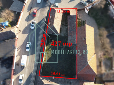 Teren semi-central 427 mp, racordat la utilitati in Sebes, jud. Alba 